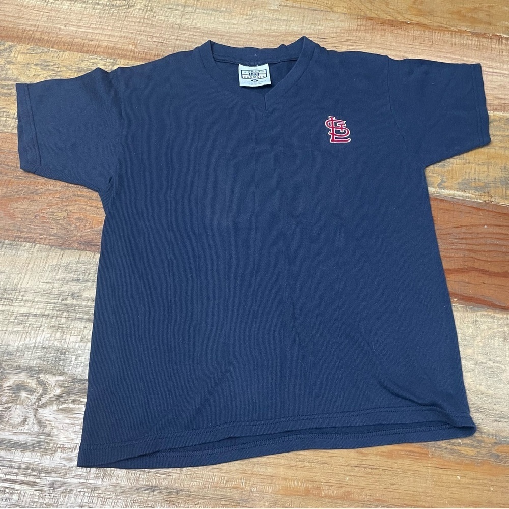 Vintage Lee Sport women’s size Medium Shirt St Louis Cardinals MLB v neck USA